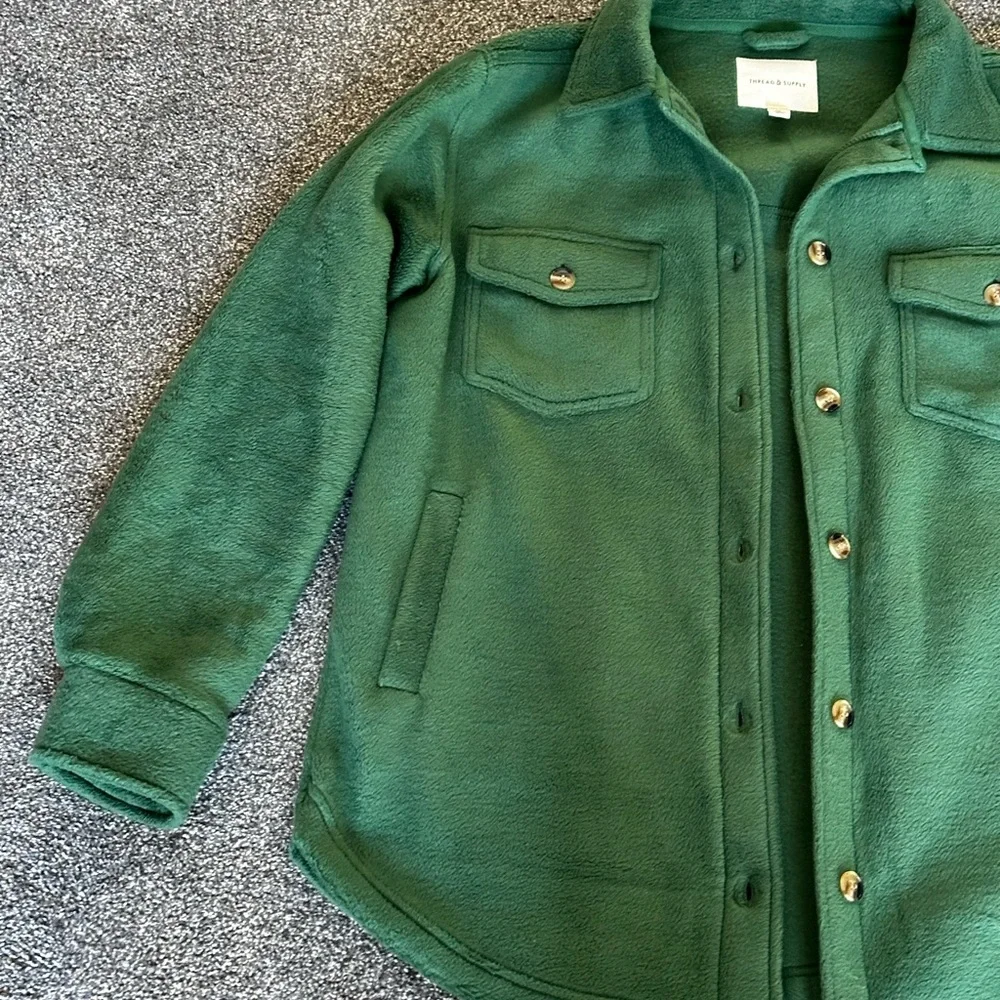 Thread & Supply Fleece Shacket